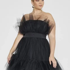 Fashion To Figure Arianne Belted Tulle Dress