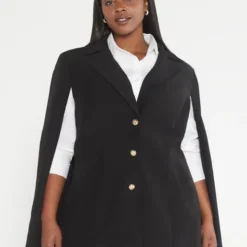 Fashion To Figure Isadora Cape Blazer