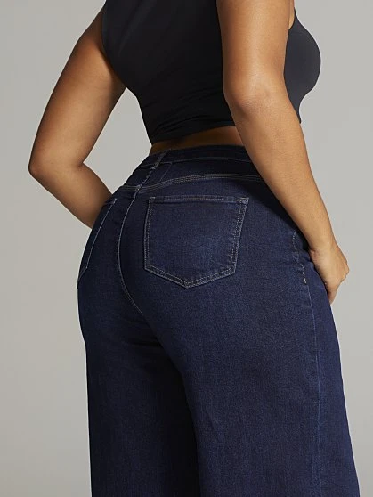Fashion To Figure Saraya High Rise Wide Leg Jeans 1 Fashion To Figure Saraya High Rise Wide Leg Jeans
