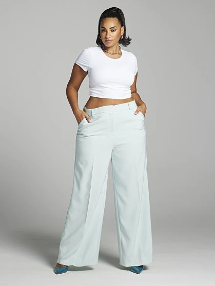 Fashion To Figure Teagan Side Stripe Wide Leg Pant 1 Fashion To Figure Teagan Side Stripe Wide Leg Pant