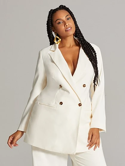 Fashion To Figure Gladys Tie-Waist Blazer 1 Fashion To Figure Gladys Tie-Waist Blazer