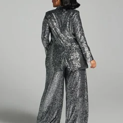 Fashion To Figure Damaris Sequin Blazer