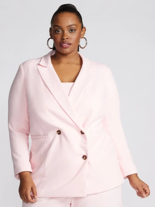 Fashion To Figure Leilani Double-Breasted Blazer 1 Fashion To Figure Leilani Double-Breasted Blazer