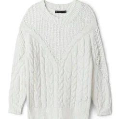 Fashion To Figure Natasha Multi Stitch Pullover Sweater