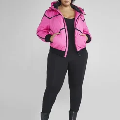 Fashion To Figure Janika Hooded Ski Puffer Coat