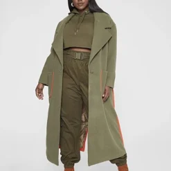 Fashion To Figure Priscilla Colorblock Wool Coat - Gabi Fresh X FTF