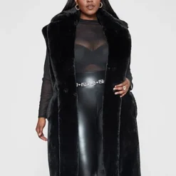 Fashion To Figure Lenise Faux Fur Vest