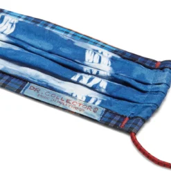 Dr. Collectors SHIBORI INDIGO FACE MASK -Pleasures SHOP 45f7464a4f84a357eefb63c504ef577f