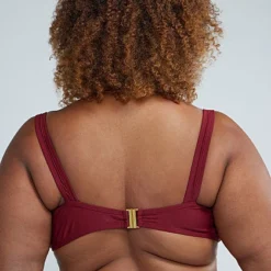 Fashion To Figure Ruched Underwire Bikini Top