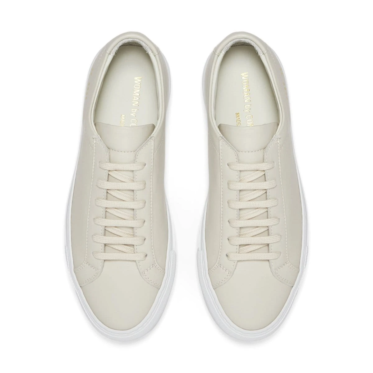 Common Projects WOMEN'S ACHILLES WHITE SOLE 4 Common Projects WOMEN'S ACHILLES WHITE SOLE - Image 4