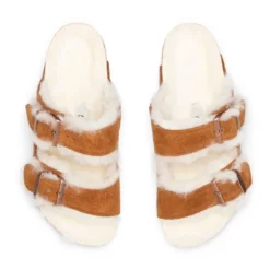 Birkenstock WOMENS ARIZONA SHEARLING -Pleasures SHOP BirkenstockWARIZONASHEARLINGSUEDEMINKNATURAL361001135 4