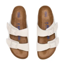 Birkenstock WOMEN'S ARIZONA SOFT FOOT BED -Pleasures SHOP BirkenstockWARIZONASOFTFOOTBEDANTIQUEWHITESUEDE361024516 4
