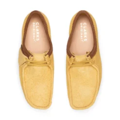 Clarks WALLABEE -Pleasures SHOP ClarksWALLABEEYELLOWCOMBI8.526170536 4