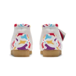 Clarks X ONE SCHOOL WALLABEE -Pleasures SHOP ClarksXONESCHOOLWALLABEEWHITECOMBI826167978 3