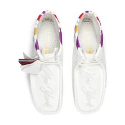 Clarks X ONE SCHOOL WALLABEE -Pleasures SHOP ClarksXONESCHOOLWALLABEEWHITECOMBI826167978 4