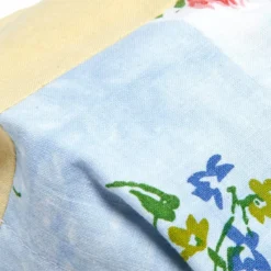 Marketplace ETAKO ETAKO GOLDENROD + INDIGO OVERDYE VINTAGE FLORAL PATCHWORK FACE MASK -Pleasures SHOP MarketplaceGOLDENRODXINDIGOOVERDYEVINTAGEFLORALPATCHWORKINDIGOO SKO12 8