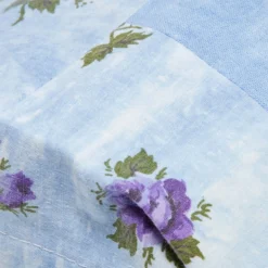 Marketplace ETAKO ETAKO INDIGO OVERDYE VINTAGE PURPLE ROSE PATCHWORK FACE MASK -Pleasures SHOP MarketplaceINDIGOOVERDYEVINTAGEPURPLEROSEPATCHWORKINDIGOO SKO11 8