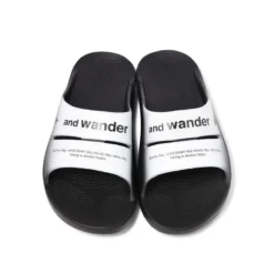And Wander X OOFOS AHH RECOVERY SANDLE -Pleasures SHOP andwanderXOOFOSAHHRECOVERYSANDLEBLACKWHITE85742178203 4