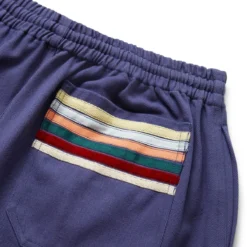 Bode RIBBON SHORTS -Pleasures SHOP bodeRIBBONSHORTSBLUEMULTIMLMRBT000026 4