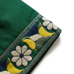 Bode ZINNIA RIBBON SHORTS -Pleasures SHOP bodeZINNIARIBBONSHORTSGREENMULTIMLMRBT000025 3 scaled