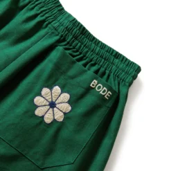 Bode ZINNIA RIBBON SHORTS -Pleasures SHOP bodeZINNIARIBBONSHORTSGREENMULTIMLMRBT000025 4 scaled