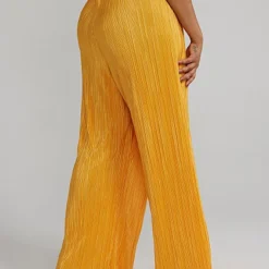 Fashion To Figure Wide Leg Plisse Pants