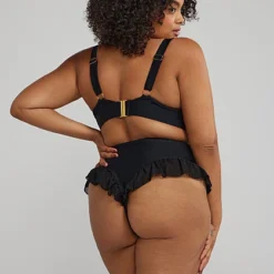 Fashion To Figure Ruffle Detail Bikini Top