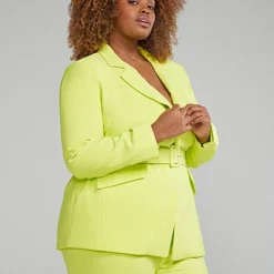 Fashion To Figure Diedre Belted Blazer -Pleasures SHOP handle 86cd30d4 d6ee 43c5 b438 8561eef08e2c