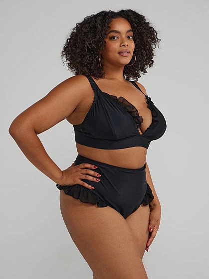 Fashion To Figure Ruffle Detail Bikini Top 2 Fashion To Figure Ruffle Detail Bikini Top - Image 2
