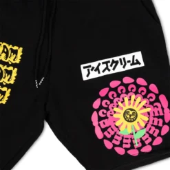 Icecream AVALANCHE SHORT -Pleasures SHOP icecreamAVALANCHESHORTBLACKS421 3104 3