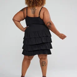 Fashion To Figure Jayda Tiered Knit Dress