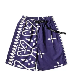 KAPITAL COMBED BURBERRY HUMONGO CROSS EASY SHORTS