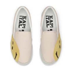 KAPITAL RAIN SMILE SLIP-ON SHOES 7 KAPITAL RAIN SMILE SLIP-ON SHOES -Pleasures SHOP kapitalRAINSMILESLOP ONSHOESECRU0K2103XG522 4