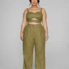 Fashion To Figure Lauren Linen Wide Leg Pants