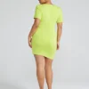 Fashion To Figure Lenese Ruched Front Bodycon Dress