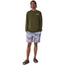 Maharishi WATER TIGER SWIM SHORTS -Pleasures SHOP maharishiWATERTIGERSWIMSHORTSBLUES9800 3
