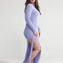 Fashion To Figure Amalia Bodycon Knit Dress With High Slit -Pleasures SHOP plus size amalia bodycon knit dress with high slit 1b08cd25 f613 4cb5 949a 7bc0f92c38ef