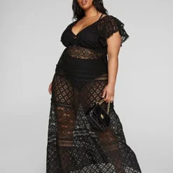 Fashion To Figure Claire Lace Maxi Dress -Pleasures SHOP plus size claire lace maxi dress 1 375aaa82 1b3d 4265 9c9c 68cb477ea566