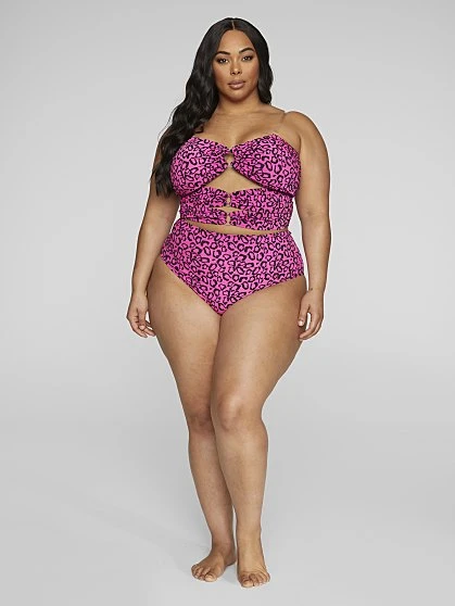 Fashion To Figure Esther Leopard Print Bikini Bottom 8 Fashion To Figure Esther Leopard Print Bikini Bottom - Image 8