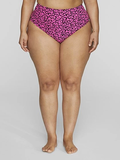 Fashion To Figure Esther Leopard Print Bikini Bottom 9 Fashion To Figure Esther Leopard Print Bikini Bottom - Image 9