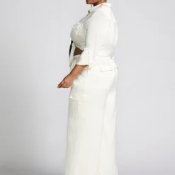 Fashion To Figure Machella Wide Leg Cargo Pants -Pleasures SHOP plus size machella wide leg cargo pants gabrielle union x ftf 40c94b0d 403c 4fa9 a5db 2808224e0293