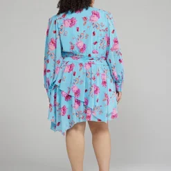 Fashion To Figure Puff Sleeve Floral Dress