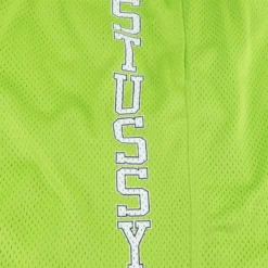 Stüssy COLLEGIATE MESH SHORT -Pleasures SHOP stussyCOLLEGIATEMESHSHORTGREENS112274 3