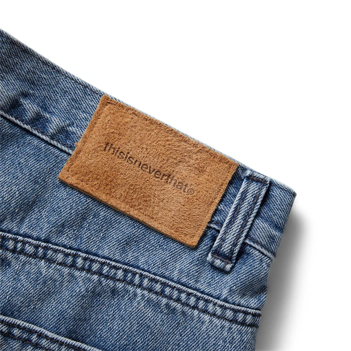 Thisisneverthat WASHED DENIM SHORT 4 Thisisneverthat WASHED DENIM SHORT - Image 4