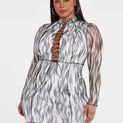 Fashion To Figure Rayna Lace-Up Bodycon Dress 6 Fashion To Figure Rayna Lace-Up Bodycon Dress -Pleasures SHOP x 008b658e 48c5 405f 9970 781cc148068a