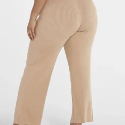 Fashion To Figure Yvonne Ribbed Knit Tie Waist Pants -Pleasures SHOP x 00b7561f 2890 4070 a1d6 e7d0f052df35