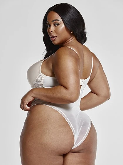 Fashion To Figure Eliana Lace And Mesh Bodysuit 2 Fashion To Figure Eliana Lace And Mesh Bodysuit - Image 2