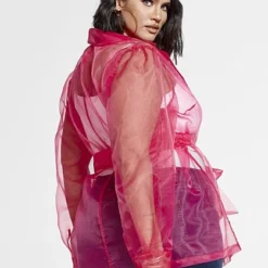 Fashion To Figure Audra Organza Blazer