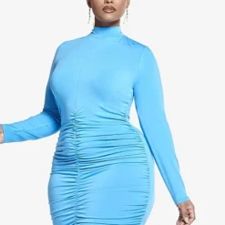 Fashion To Figure Thalia Ruched Bodycon Dress -Pleasures SHOP x 02b91ffd 730a 424d 9b64 2e12d455c869