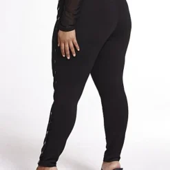 Fashion To Figure Charli Side Button Good Form Ponte Knit Pants -Pleasures SHOP x 0381673f 1a78 40e7 8cb5 066856d26b75